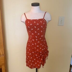 Aeropostale Rust Floral Mini Dress